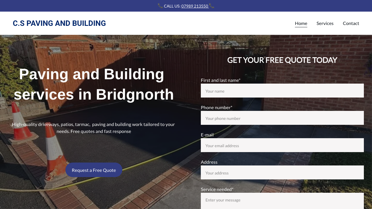 CHRIS FURLONG BRICKLAYING LTD website preview