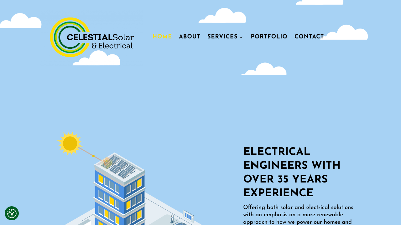 CELESTIAL SOLAR LTD website preview