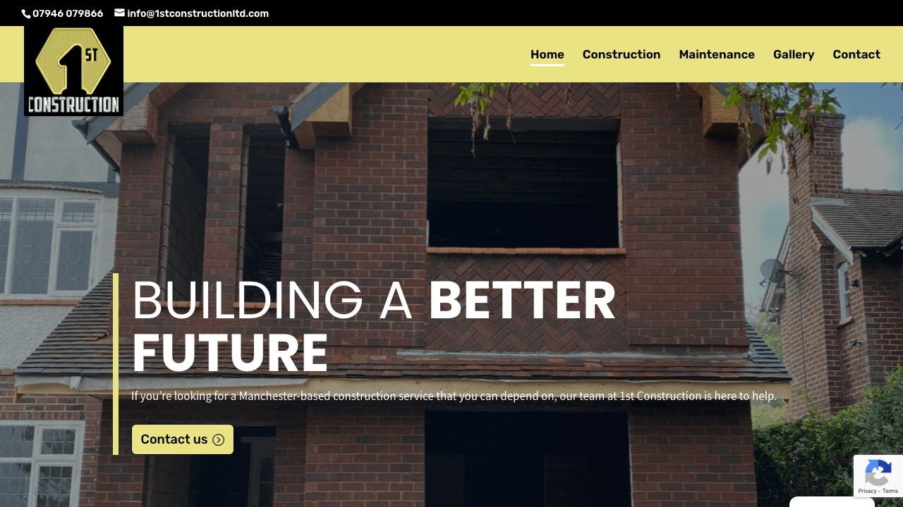 1ST CONSTRUCTION NORTHWEST LTD website preview