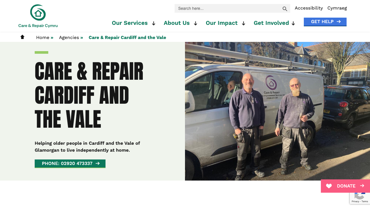 CARE & REPAIR HOME IMPROVEMENT SERVICES LTD website preview