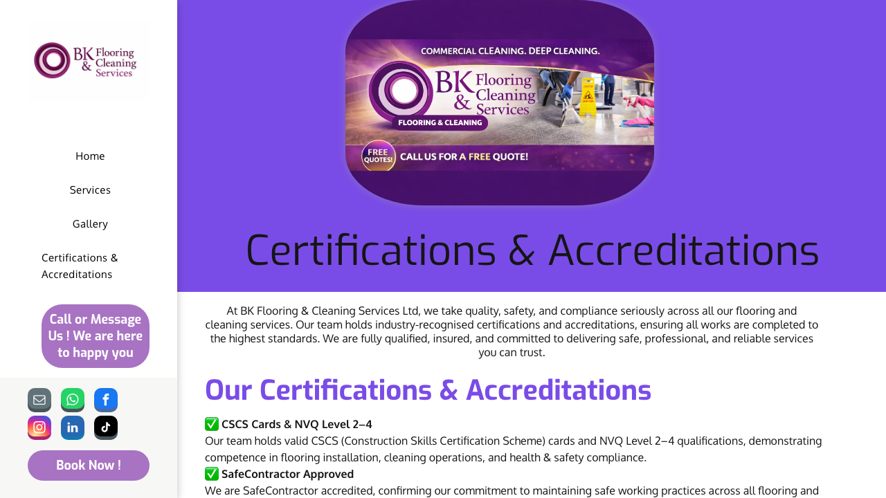 BK FLOORING & CLEANING SERVICES LTD website preview