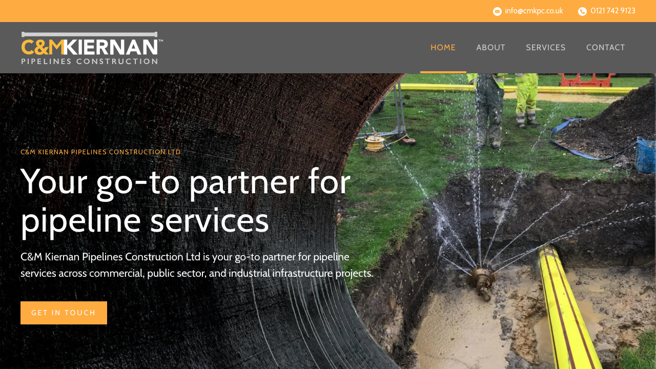 C&M KIERNAN PIPELINES CONSTRUCTION LIMITED website preview