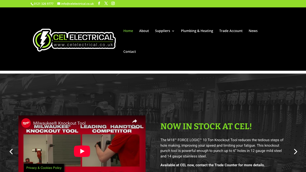 CEL ELECTRICAL SERVICES LTD website preview