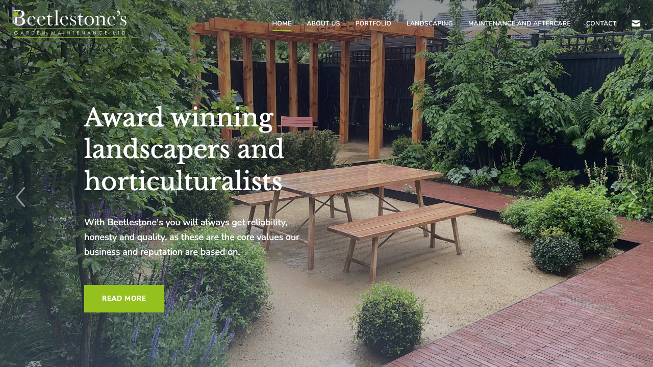 BEETLESTONE'S GARDEN MAINTENANCE LTD website preview