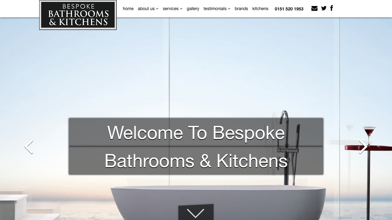 BESPOKE BATHROOMS & KITCHENS LTD website preview