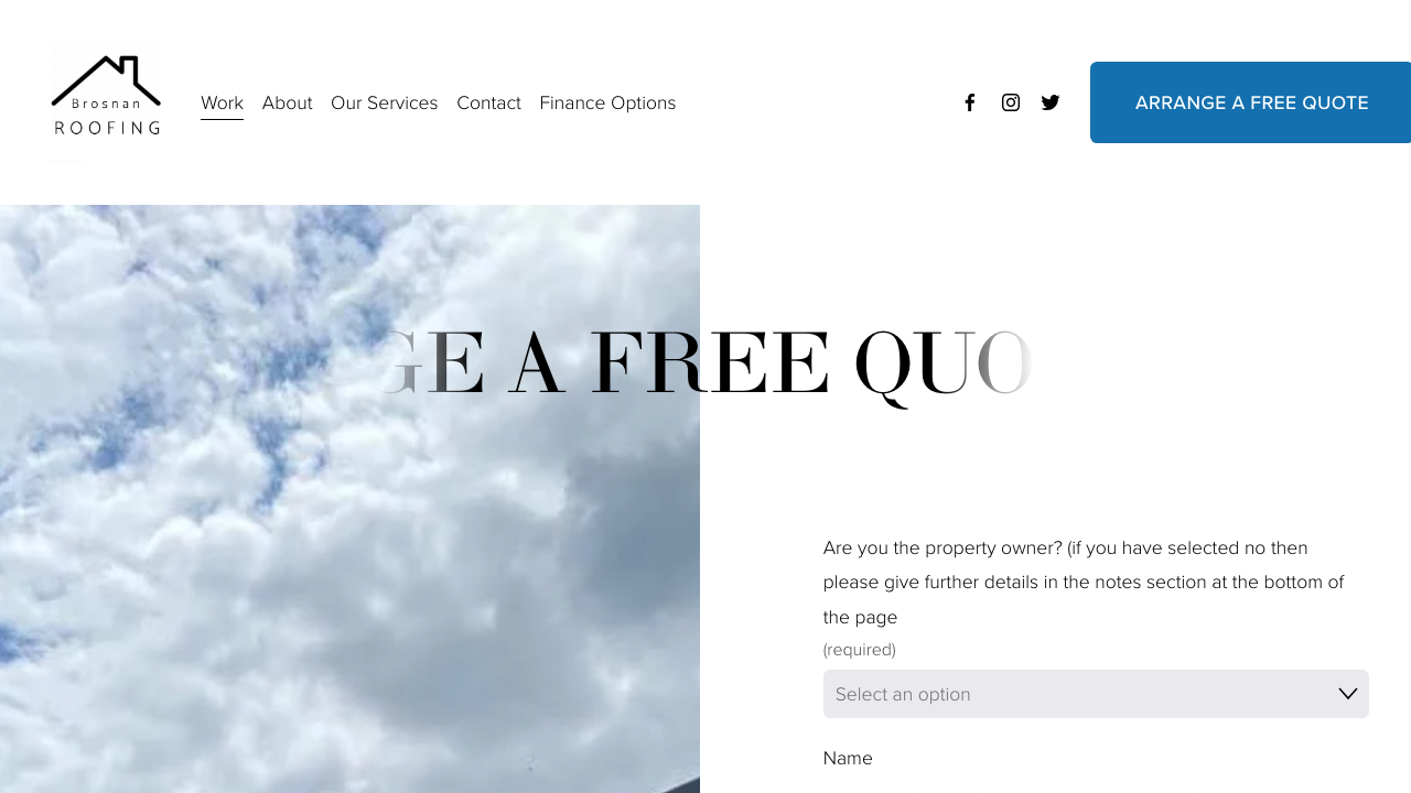 BROSNAN ROOFING & MAINTENANCE LTD website preview