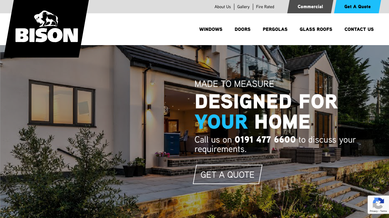 BISON WINDOWS LTD website preview