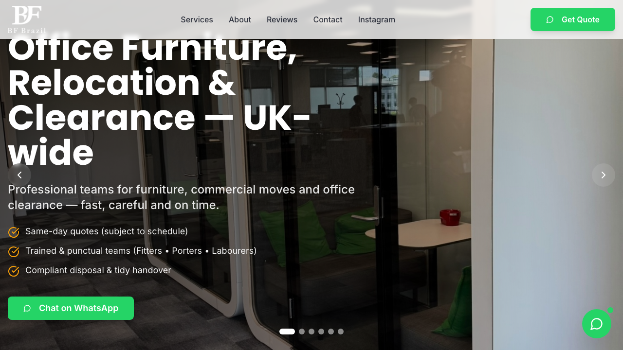 BF BRAZIL LTD website preview