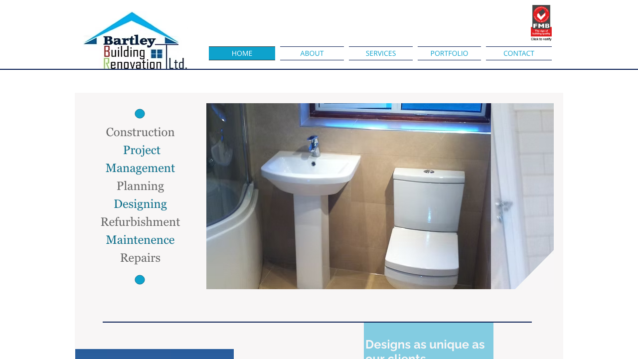 BARTLEY INTERIORS LIMITED website preview