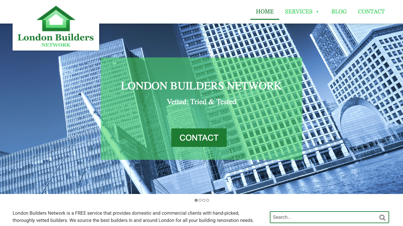 BUILDERSNET LTD website preview