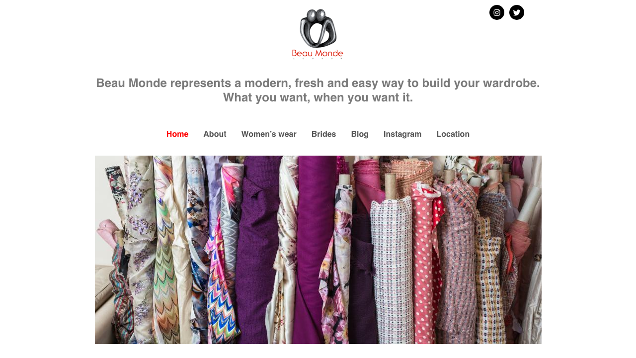 BEAU MONDE COLLECTIVE LTD website preview