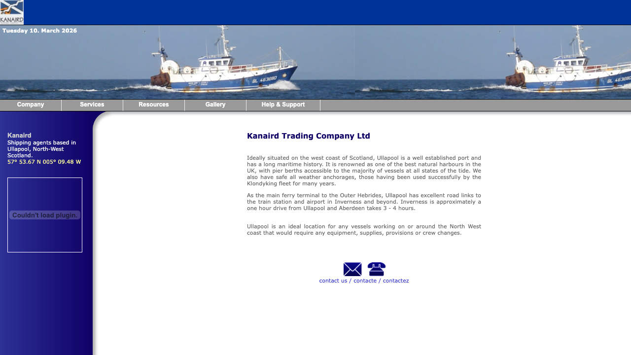 CANAIRD RIVER COMPANY LIMITED website preview
