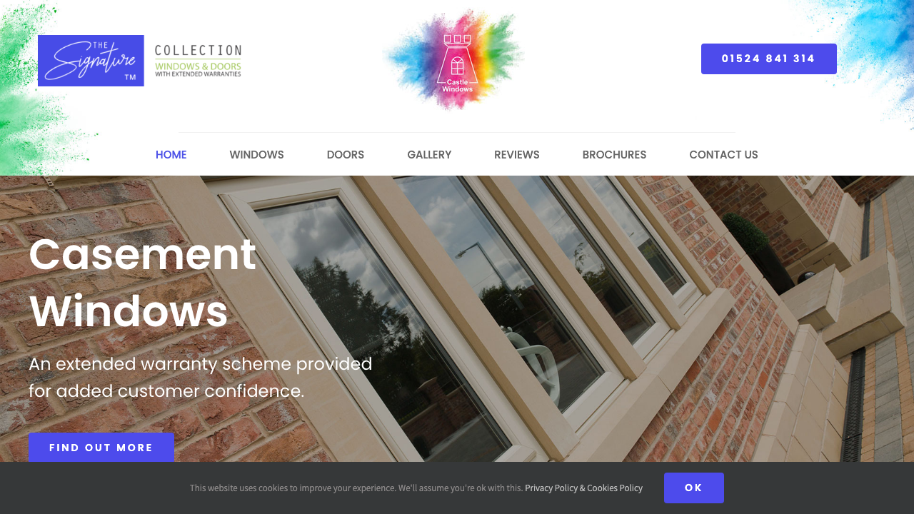 CASTLE WINDOWS (MORECAMBE) LTD website preview