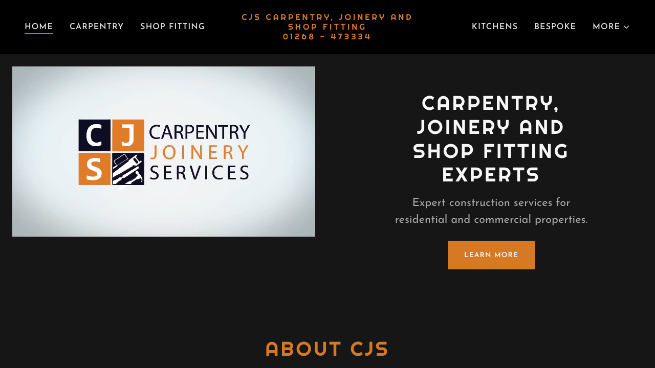 CJS CARPENTRY JOINERY SHOPFITTING LIMITED website preview