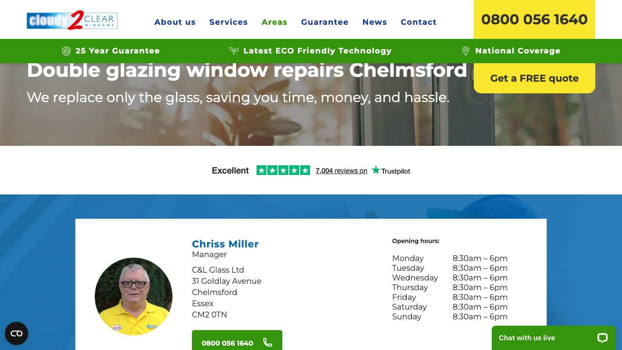 C&L GLASS LTD website preview