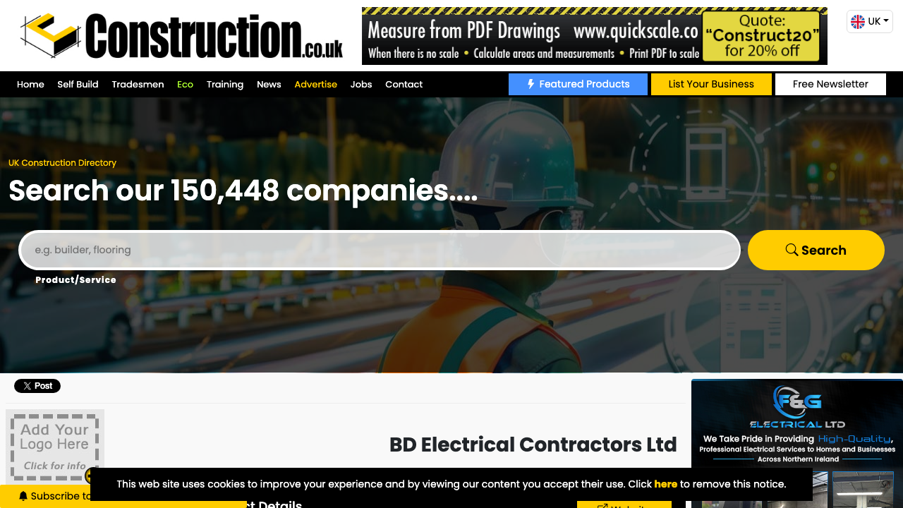 BALDOCK CONSTRUCTION LIMITED website preview