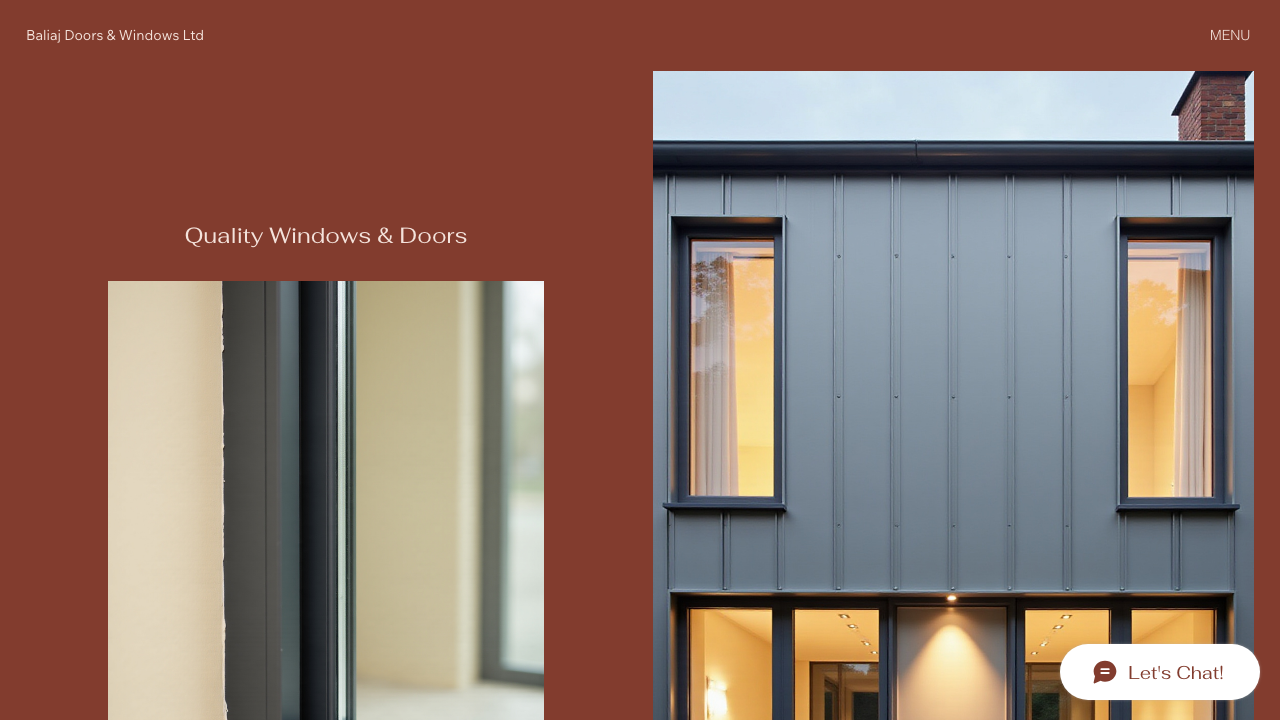 BALIAJ DOORS & WINDOWS LTD website preview