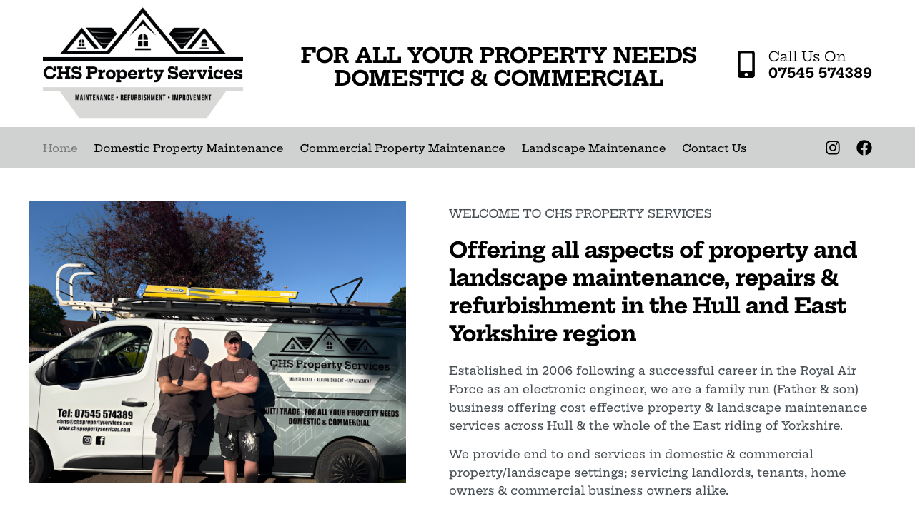 C&S PROPERTY MAINTENANCE LTD website preview