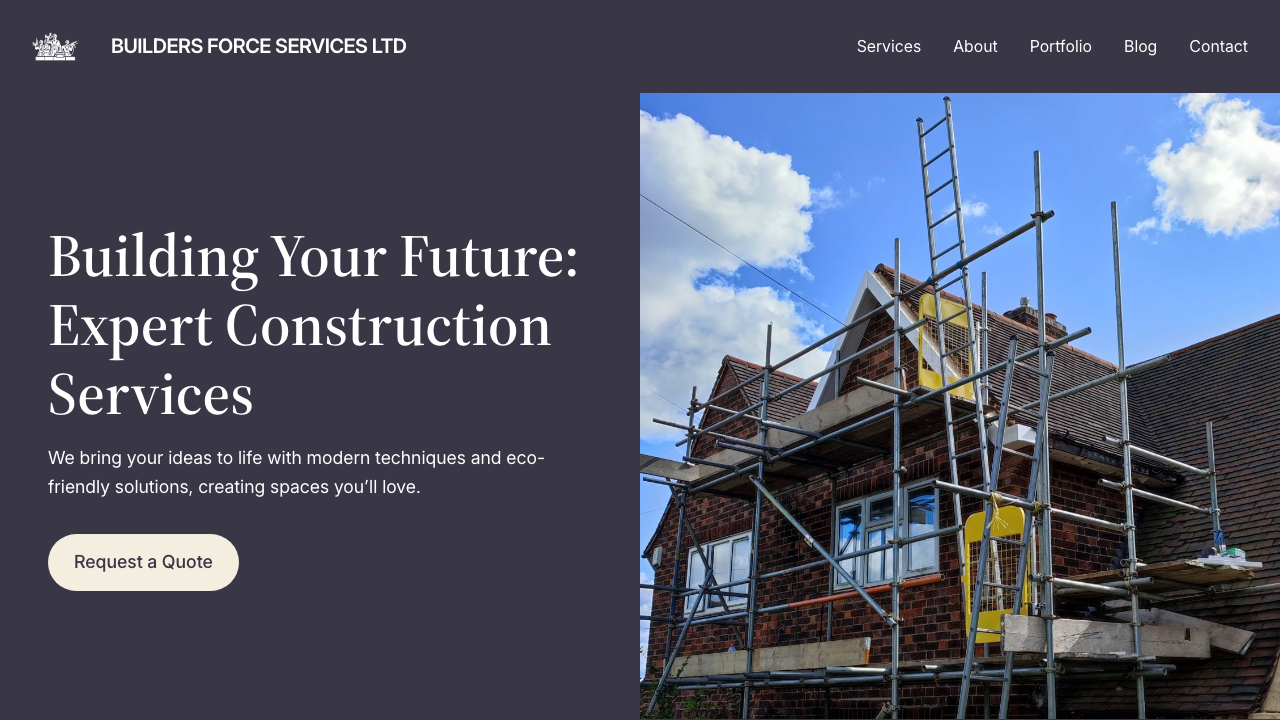BUILDERS FORCE SERVICES LTD website preview