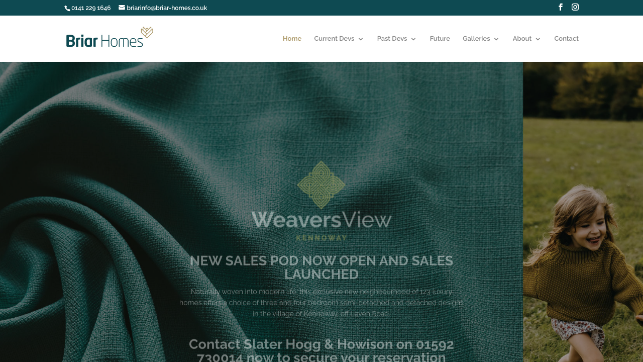 BR HOMES LTD website preview