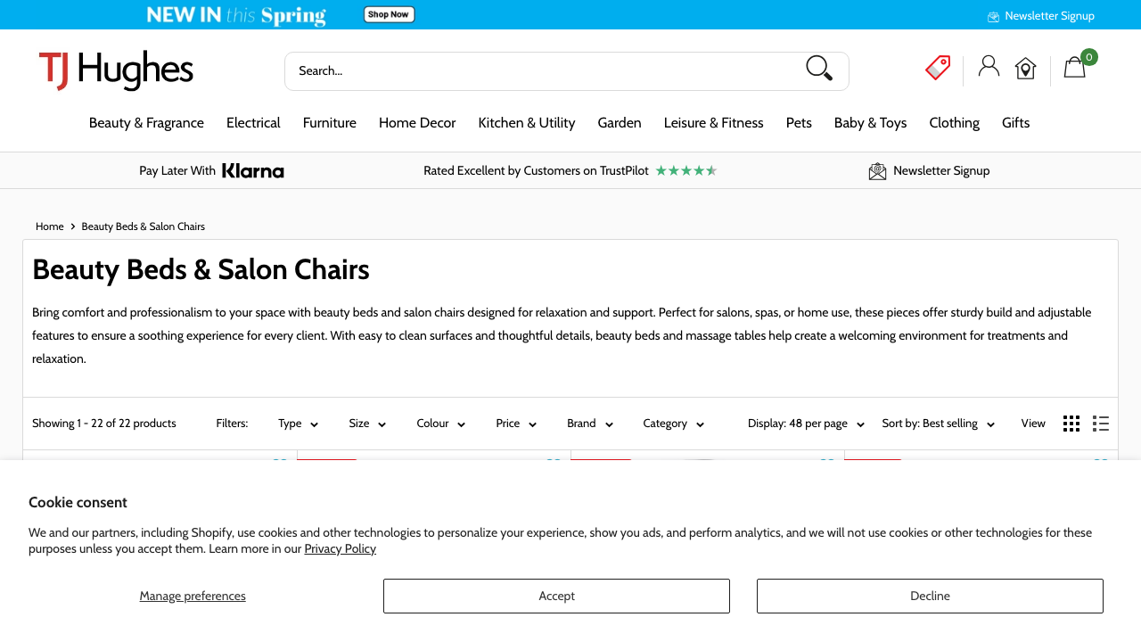 BEAUTY BEDS LTD website preview