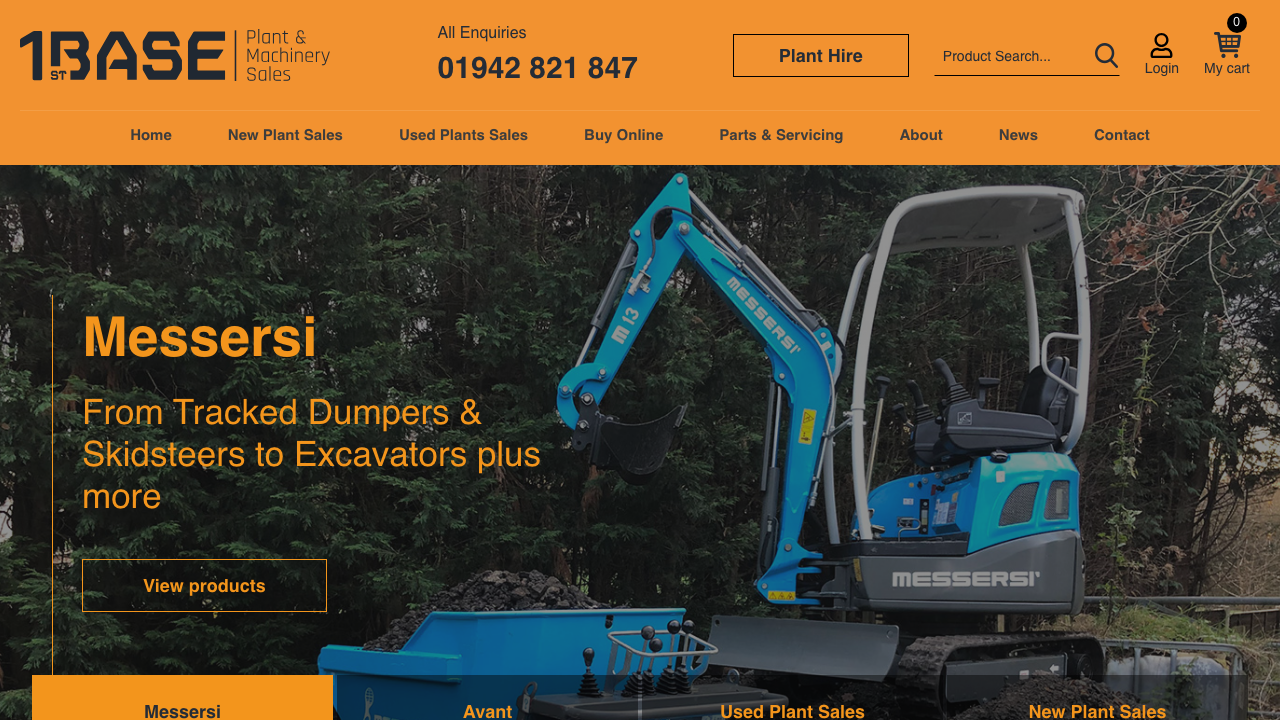 1ST PLANT HIRE LTD website preview
