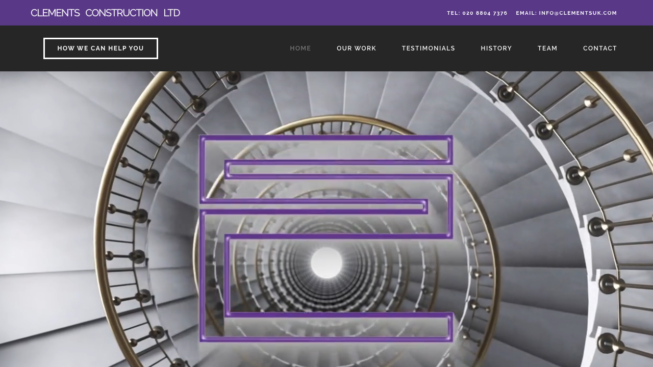 CLEMENT CONSTRUCTION LIMITED website preview