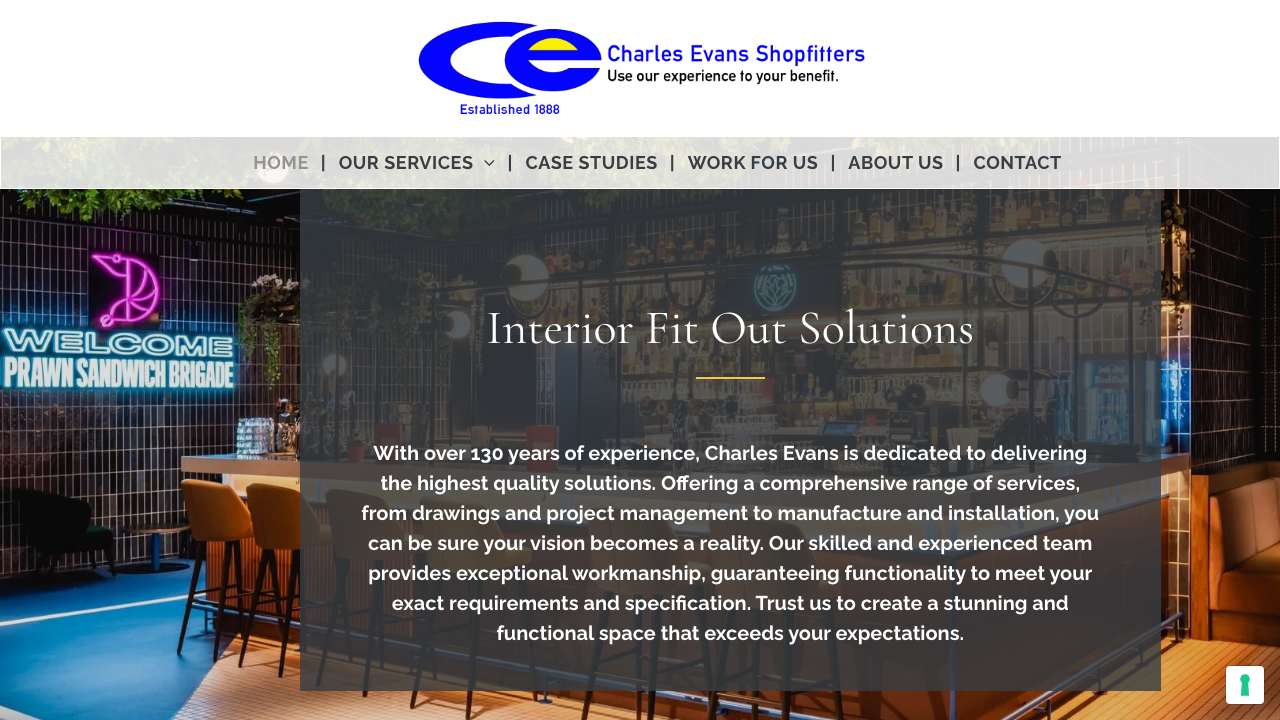 CHARLES EVANS SHOPFITTERS LIMITED website preview