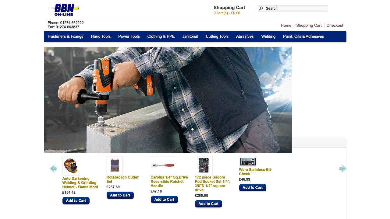 BRADFORD BOLT & NUT CO.LIMITED website preview