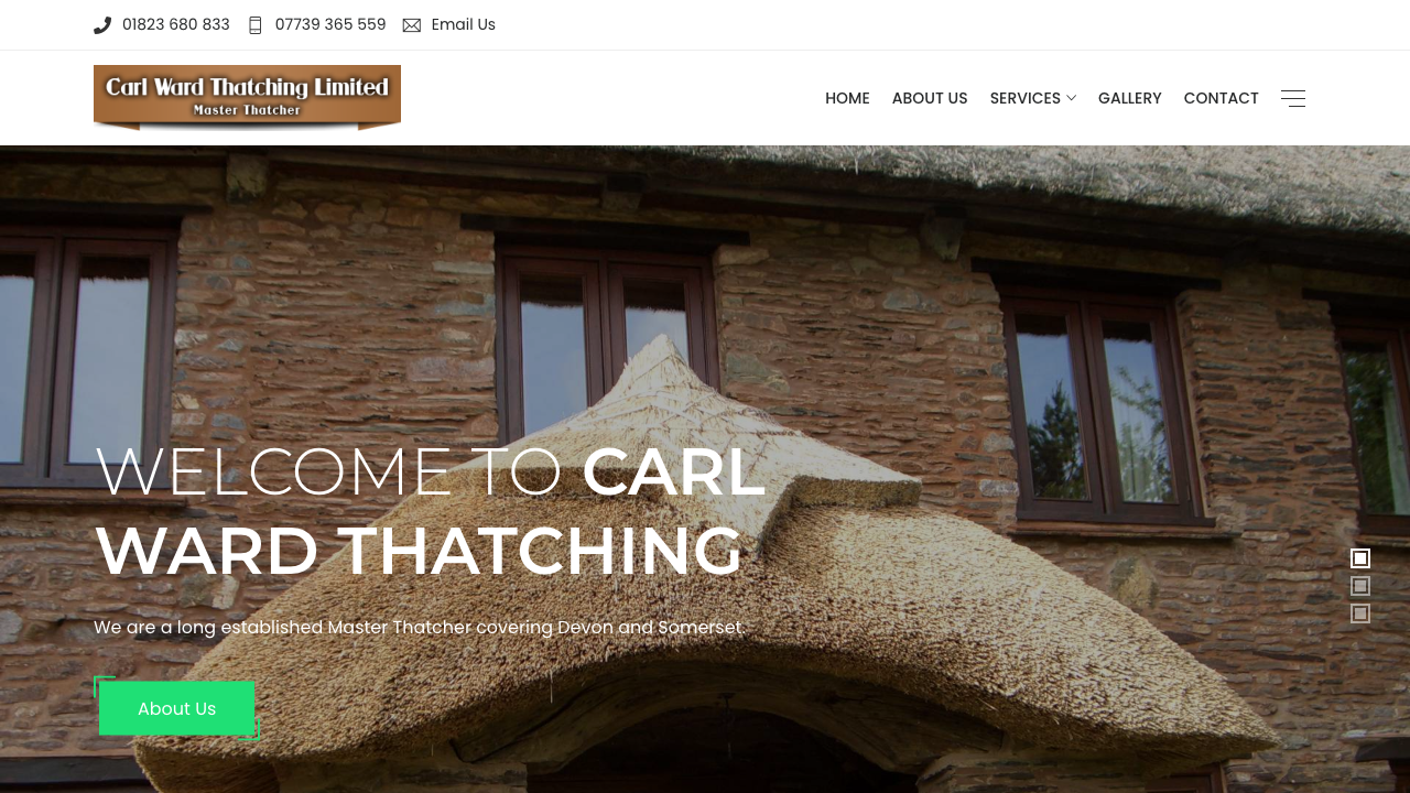 CARL WARD (THATCHING) LIMITED website preview