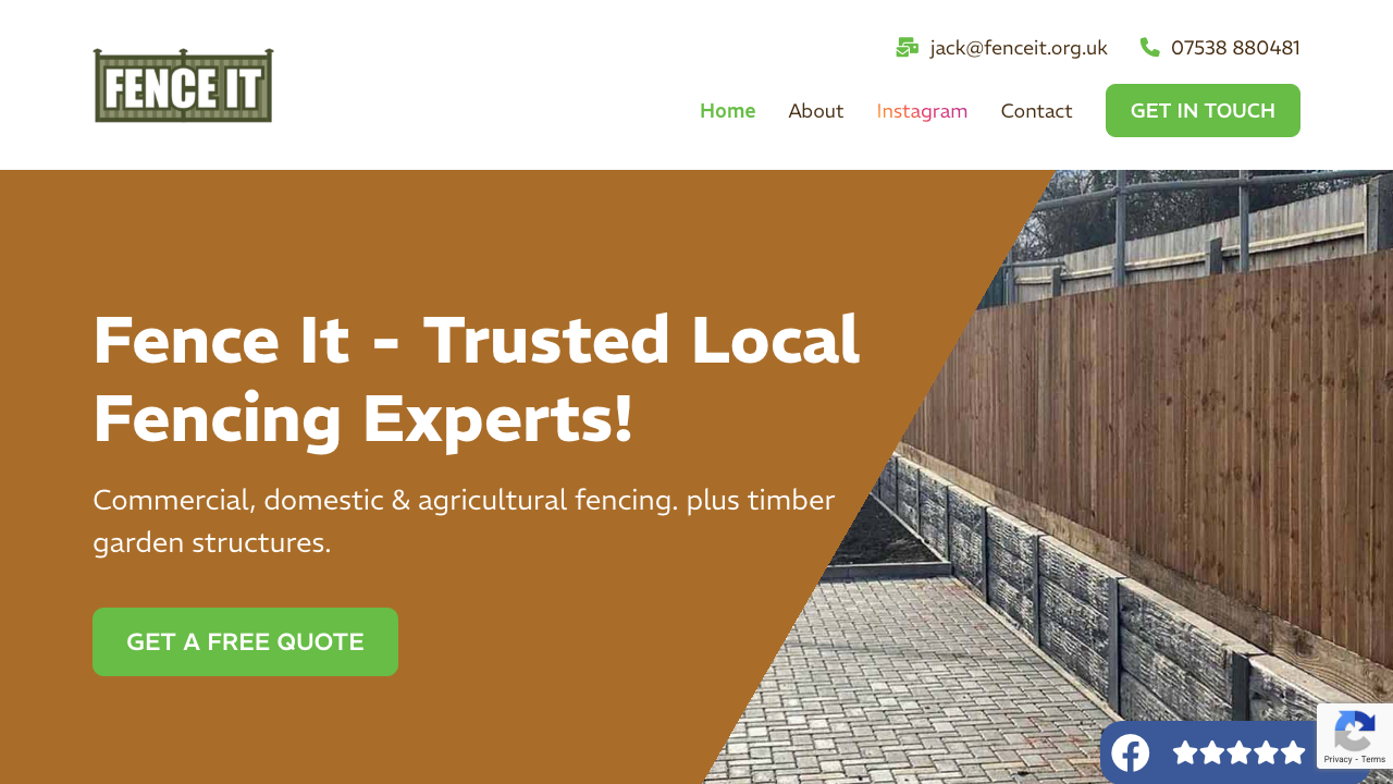 FENCE IT (NORTHANTS) LIMITED website preview
