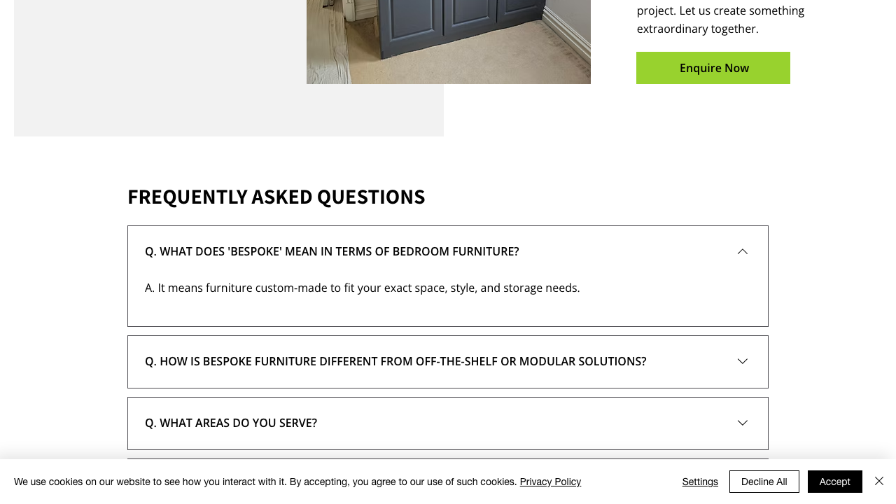 .H.I.S. BEDROOMS LTD website preview