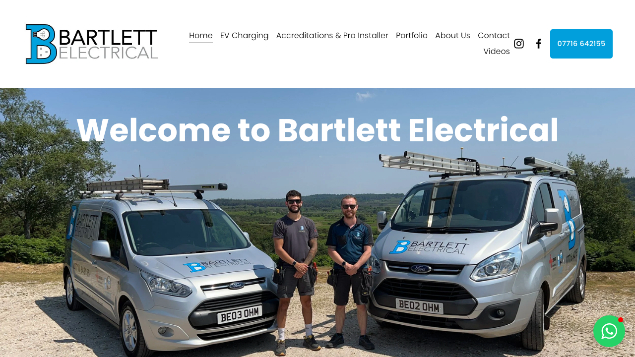 BARTLETT ELECTRICAL LTD website preview