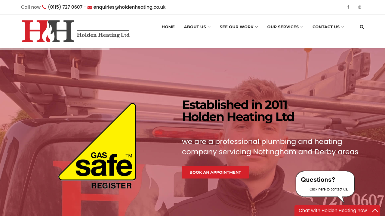 BOILERMASTER LIMITED website preview