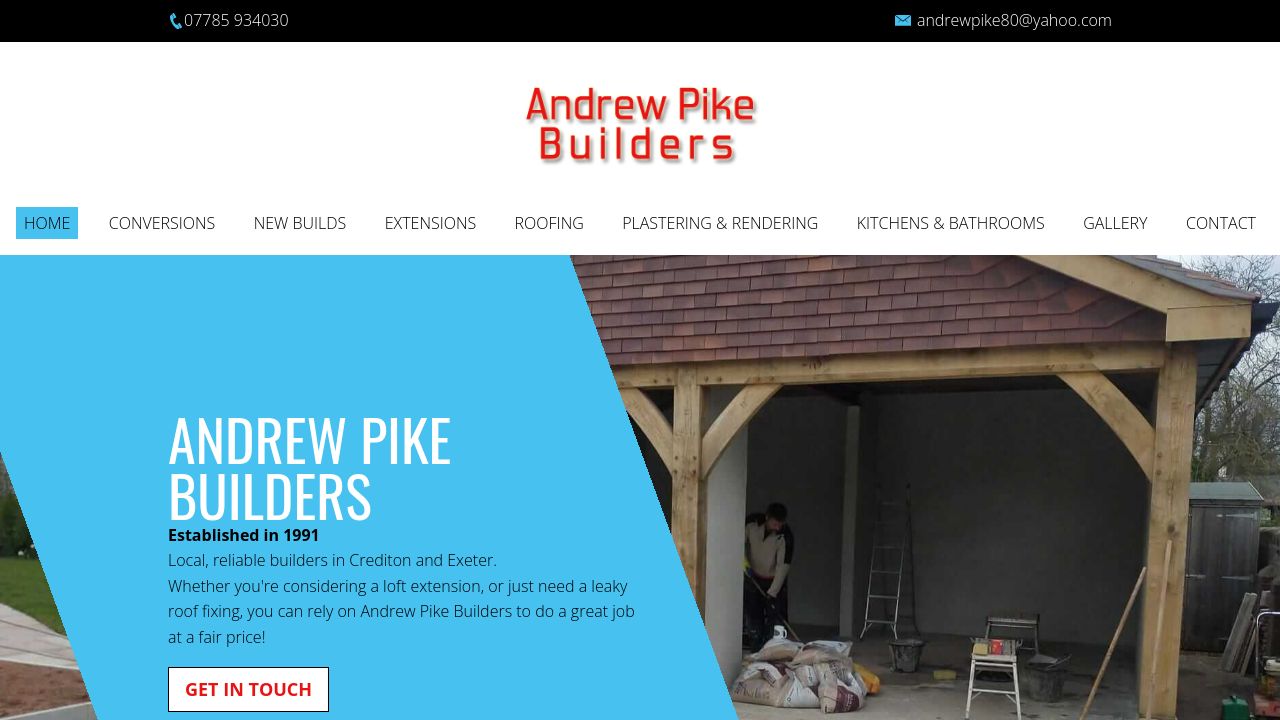 ANDREW  PIKE  BUILDERS LIMITED website preview