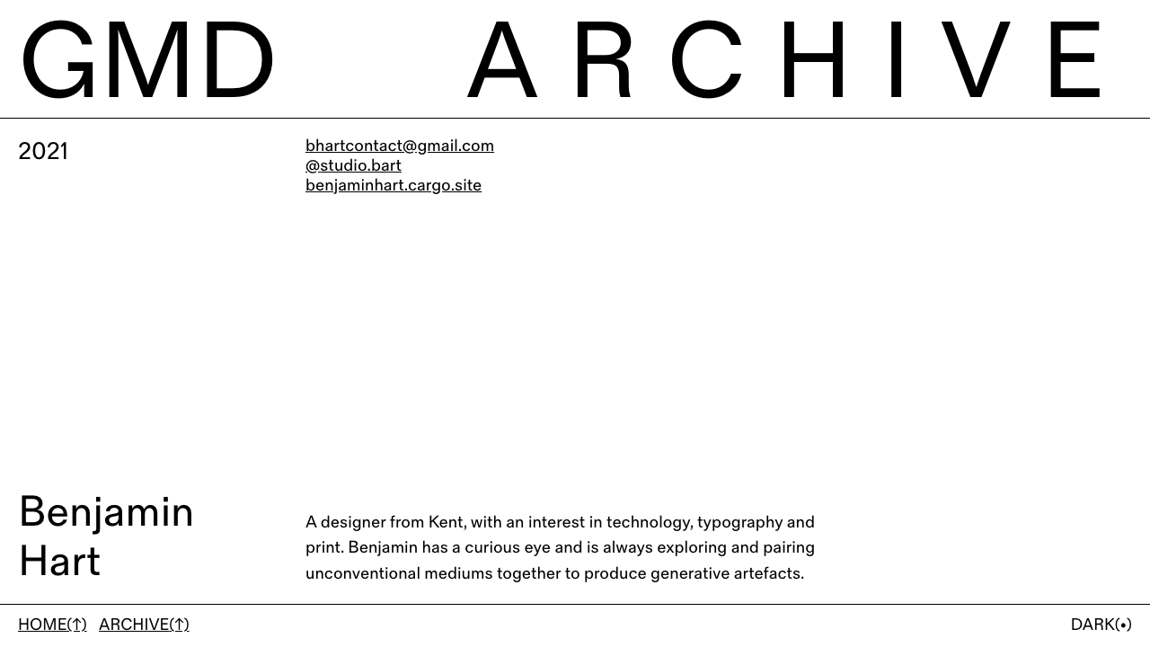 BENJAMIN HART DESIGN LTD website preview