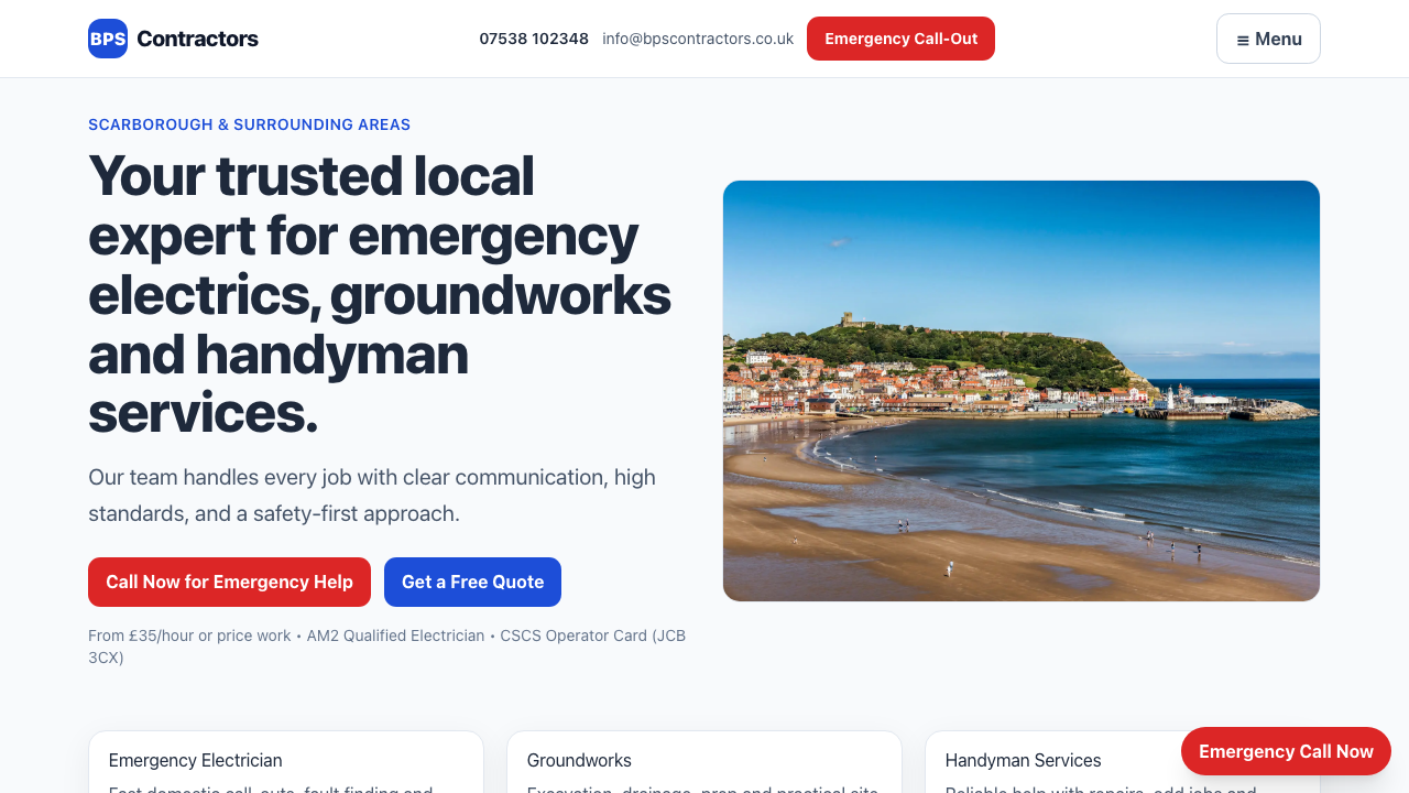 BPS CONTRACTORS LTD website preview