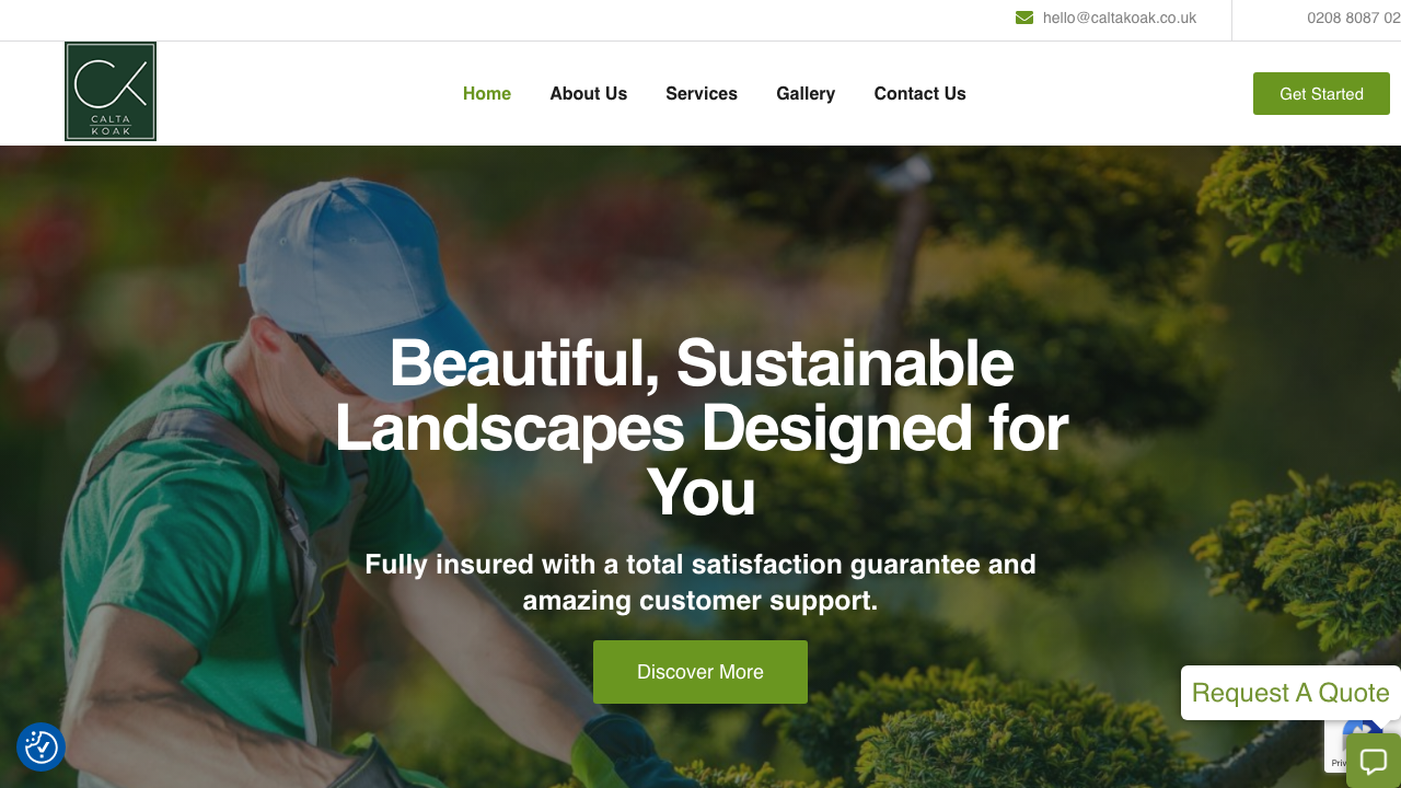 CALTAKOAK LIMITED website preview