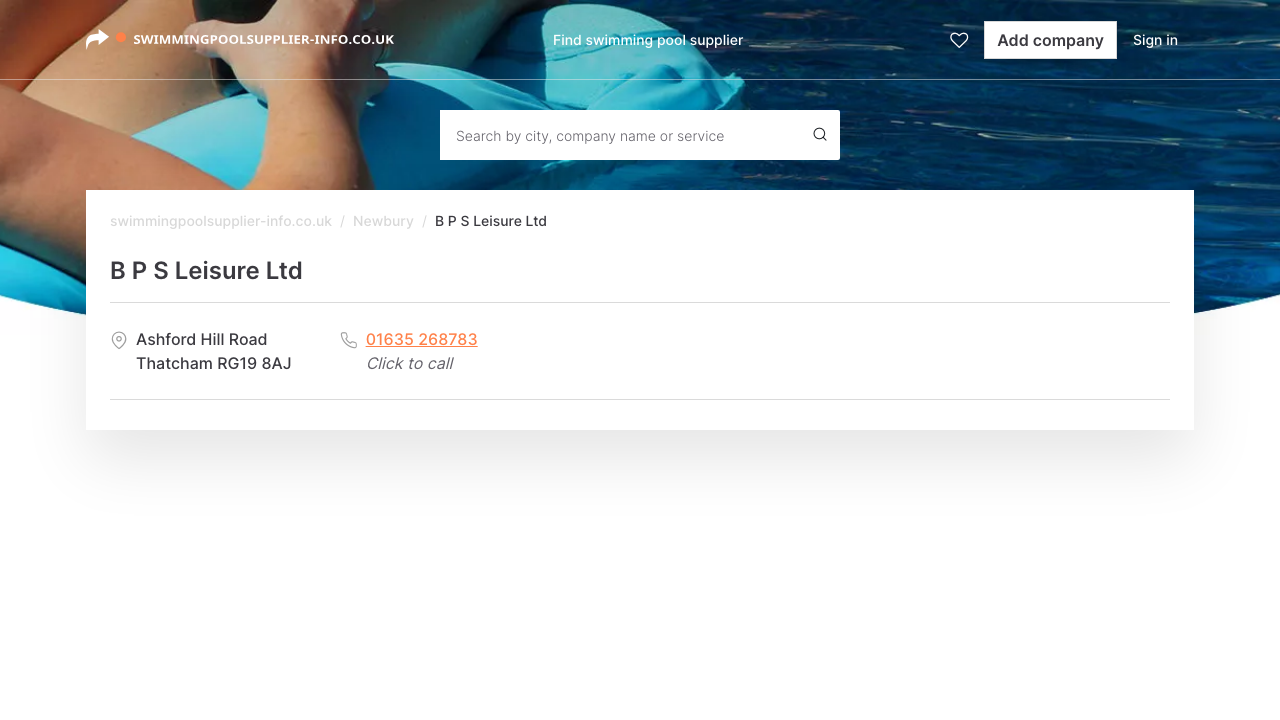 BPS LEISURE LIMITED website preview