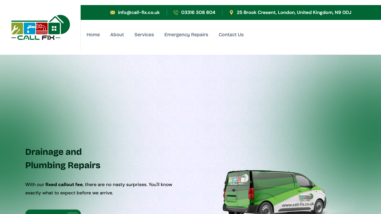 CALLFIX SERVICES LTD website preview