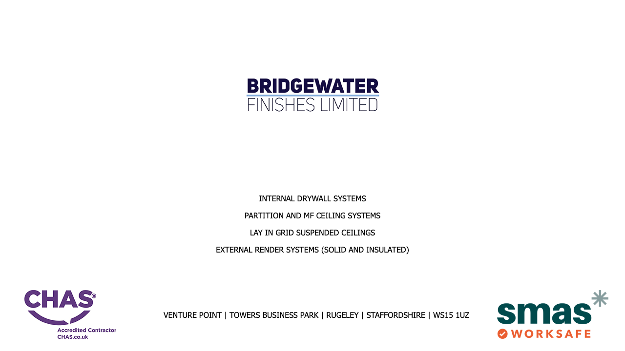 BRIDGEWATER FINISHES LIMITED website preview