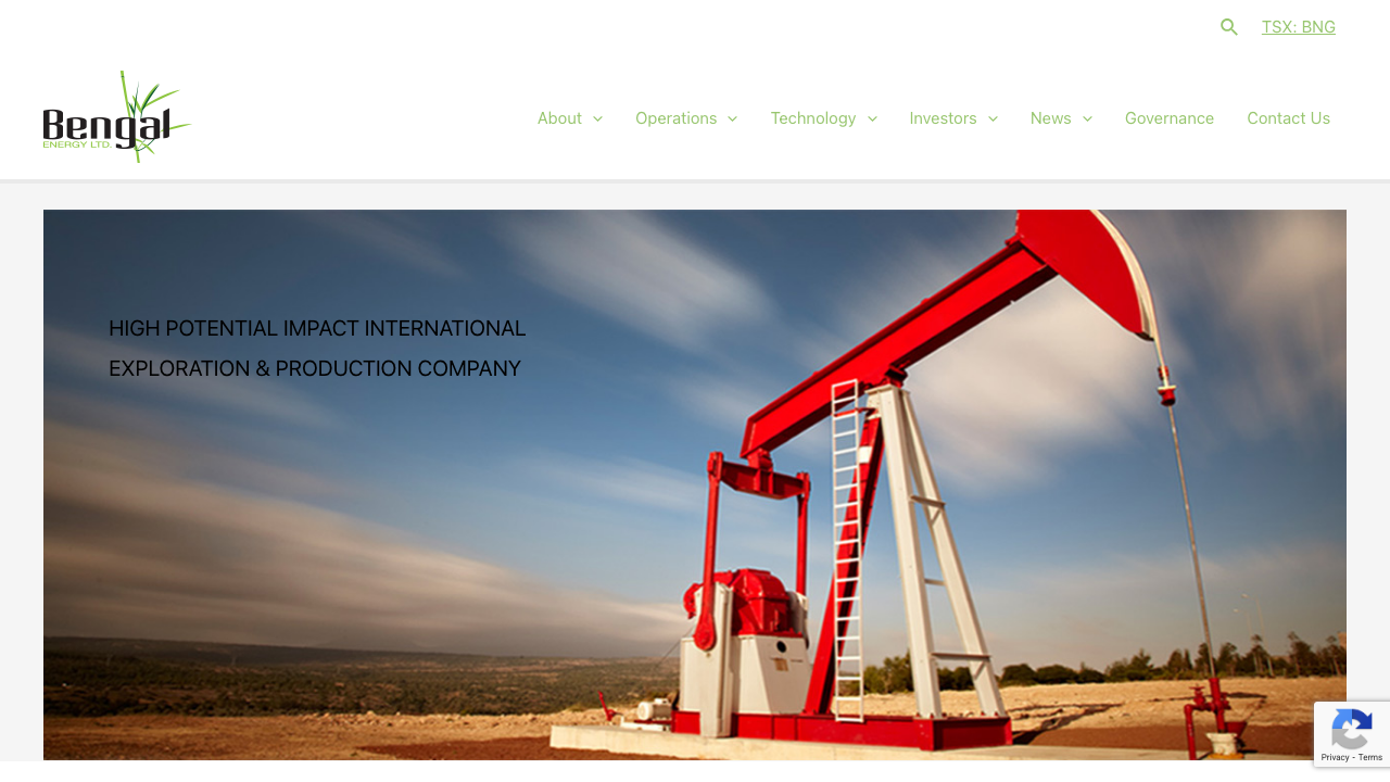 BENGEL ENERGY LTD website preview