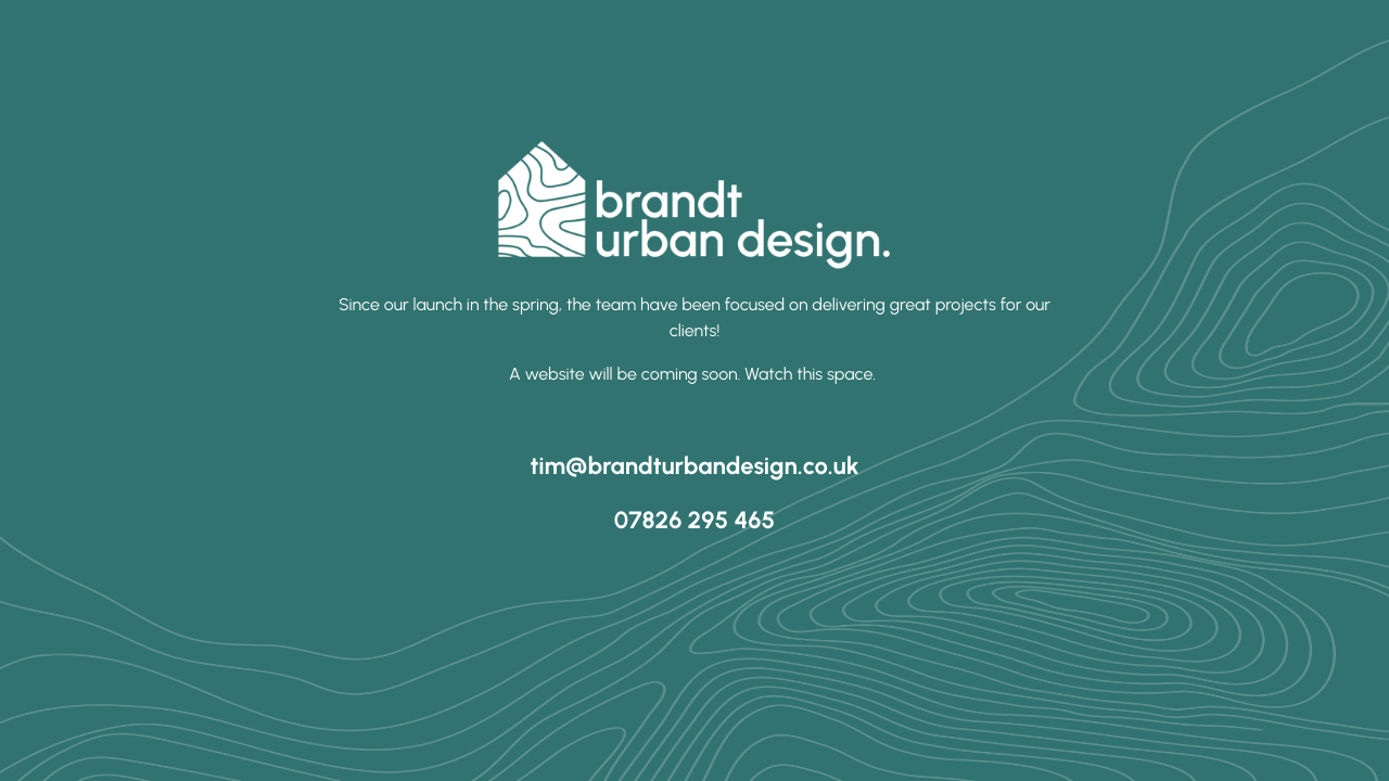 BRANDT URBAN DESIGN LTD website preview