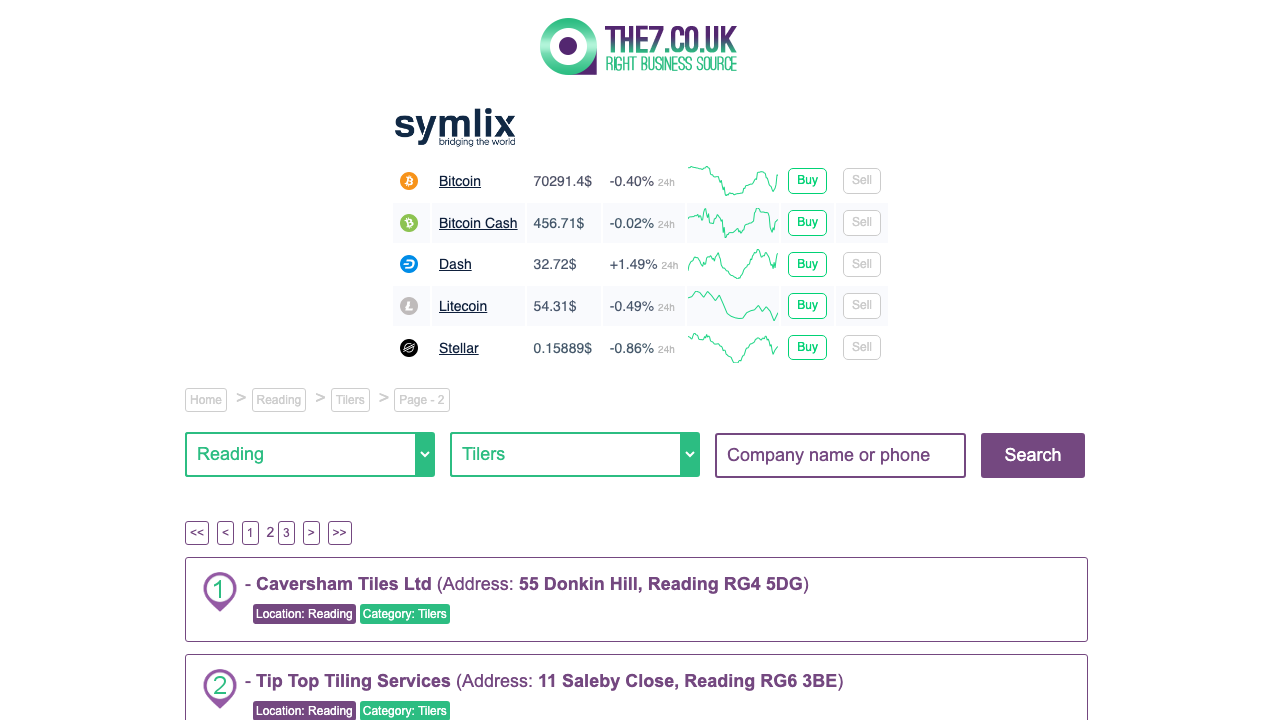 CAT TILING LIMITED website preview