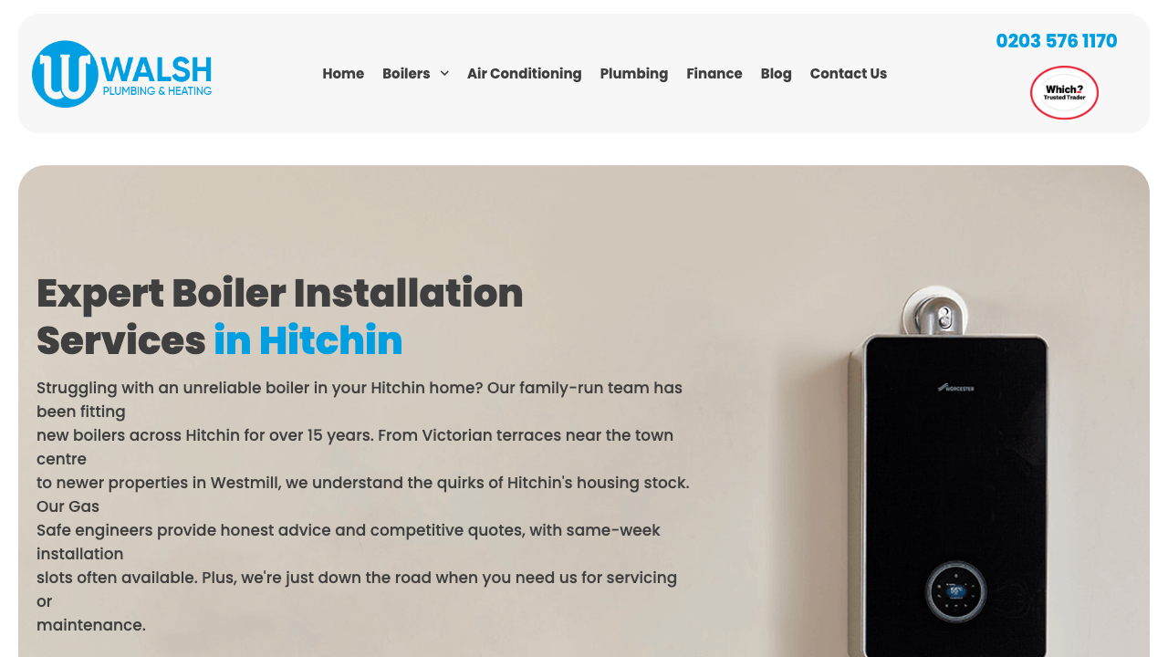 BOILERPOINT LTD website preview