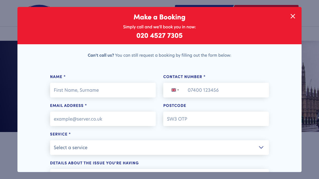BUILDING & PLUMBING SERVICES LTD website preview