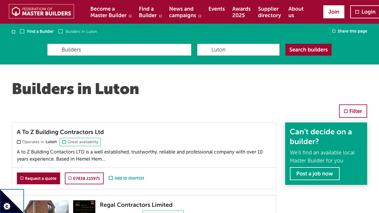 BUILDER4U LTD website preview