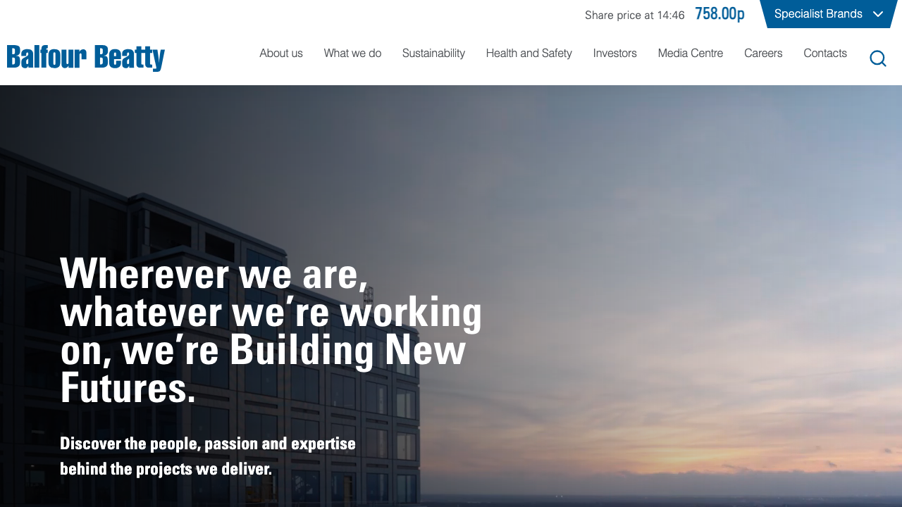 BALFOUR BEATTY CIVIL ENGINEERING (SW) LIMITED website preview