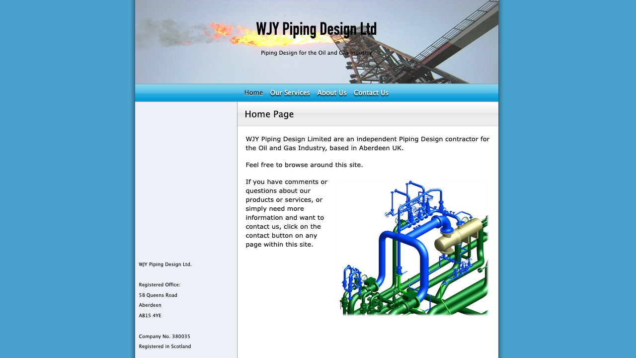 CJA PIPING DESIGN LTD website preview
