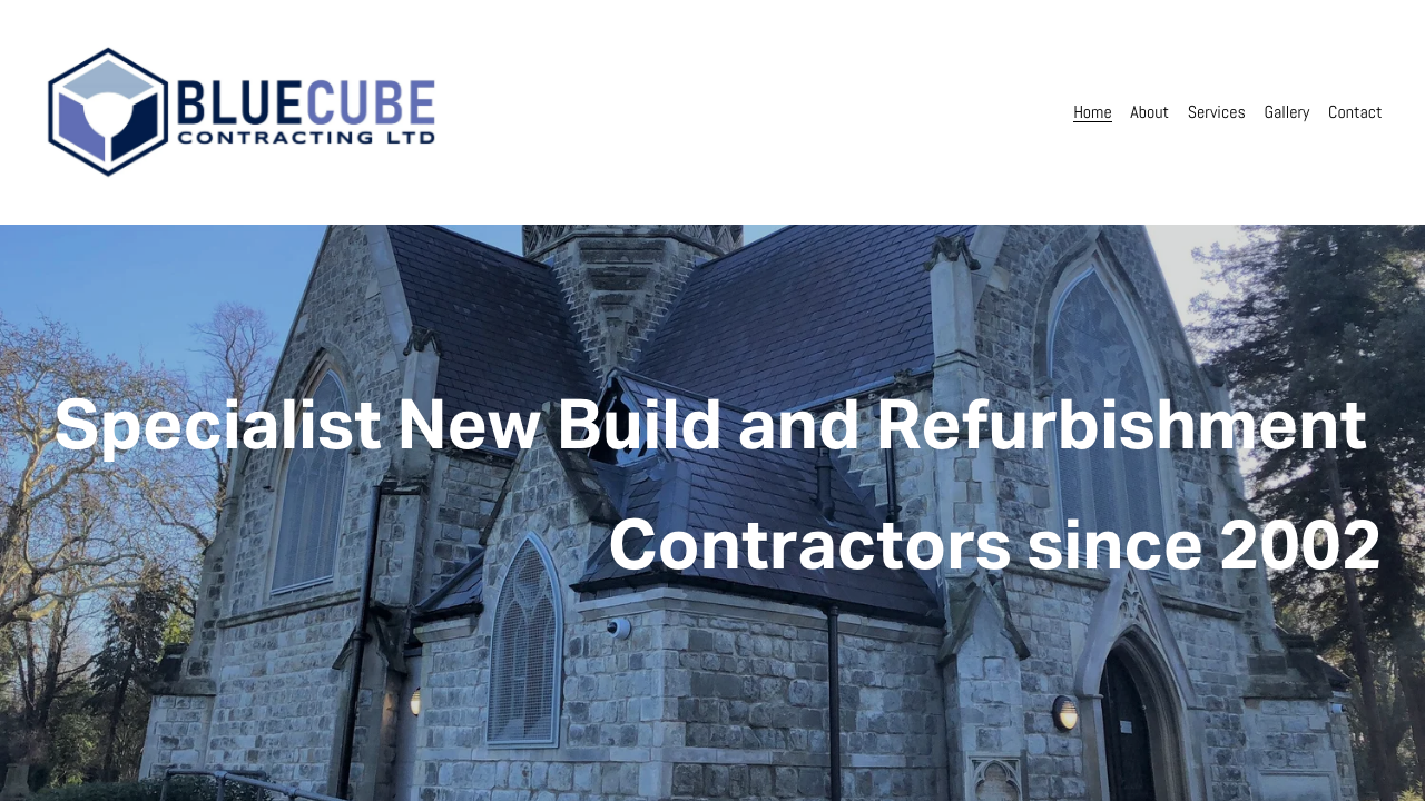 BLUE CUBE CONTRACTING LIMITED website preview